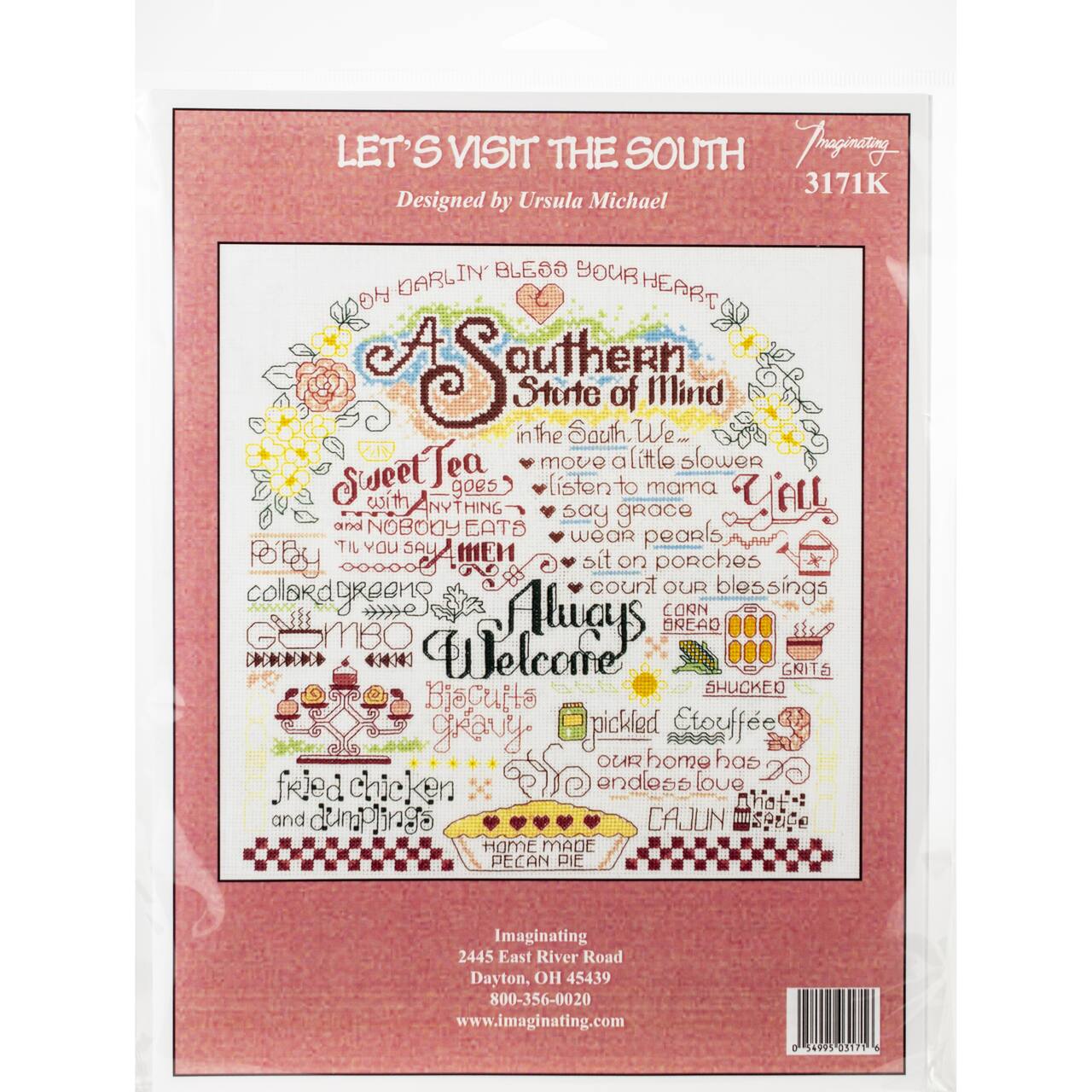 Imaginating Let&#x27;s Visit The Southwest Counted Cross Stitch Kit